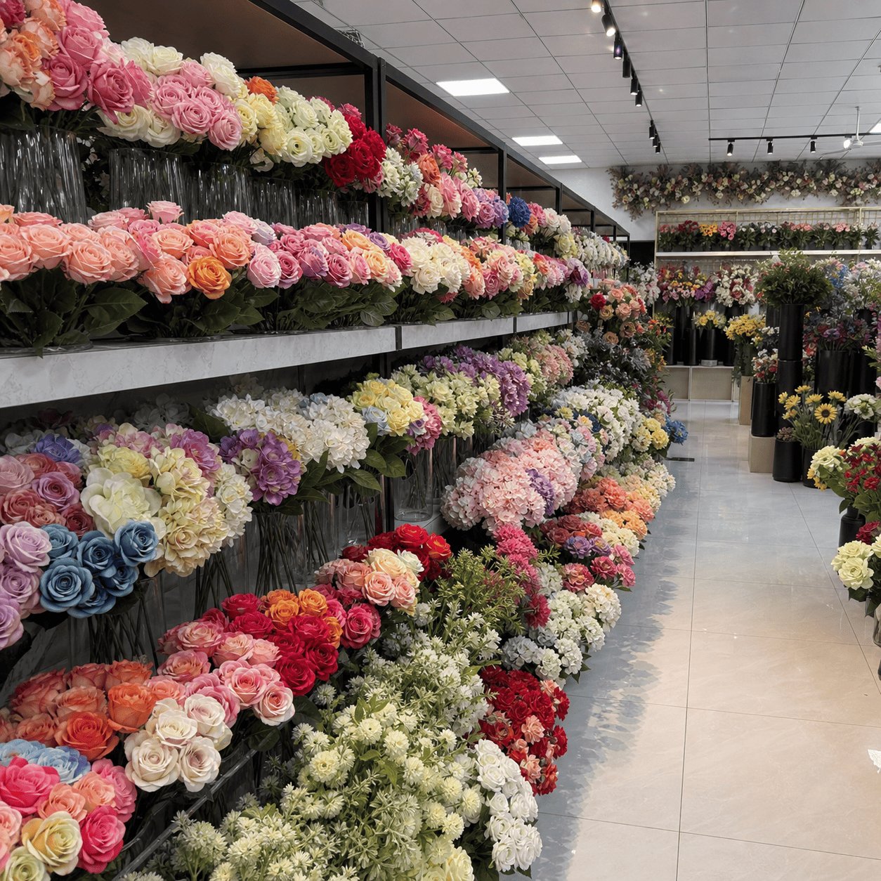 Flower arrangement display
