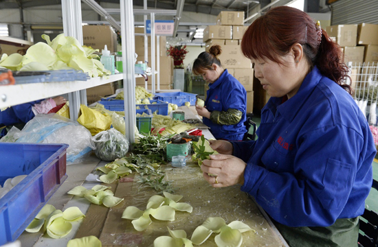 Flower workshop production